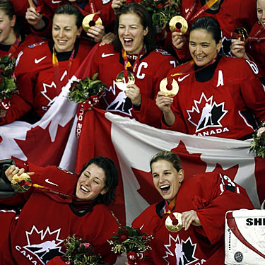 Team Canada at the Olympics in Torini