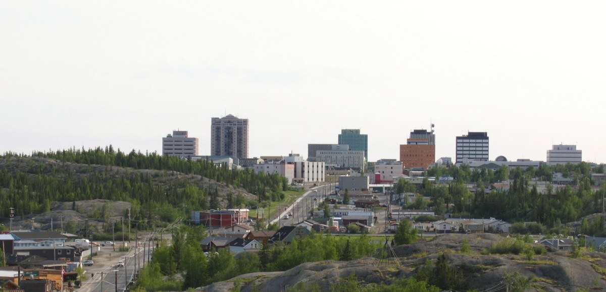 Beautiful downtown Yellowknife