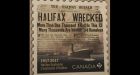 Halifax Explosion stamp captures moment after ships collided