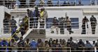 Libyan refugee boat carrying 600 sinks