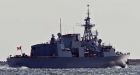 Canadian ship returns fire at Libyan forces