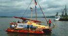 Homemade boat nearly through Northwest Passage