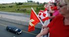 Two plaques marking the Highway of Heroes reported stolen