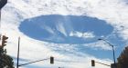 Alien spaceship cloud spooks out Woodstock Ontario Canada
