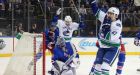 Canucks fall to Rangers in OT