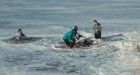 Rogue wave washes up on Washington coast