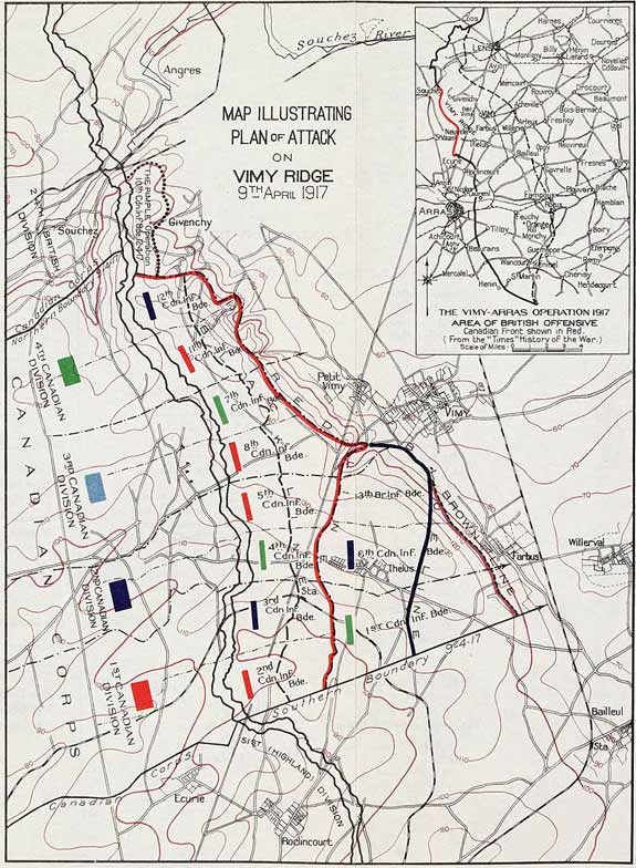 Area of British Offensive