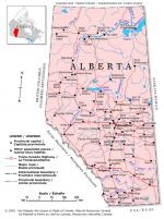 Map of Alberta