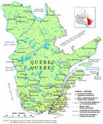 Map of Quebec