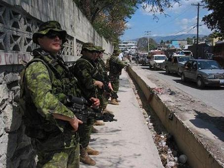 Soldiers in Haiti