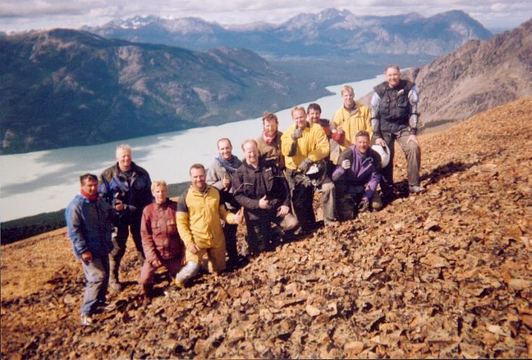 Me on a dirtbike trip in the BC Wilderness.