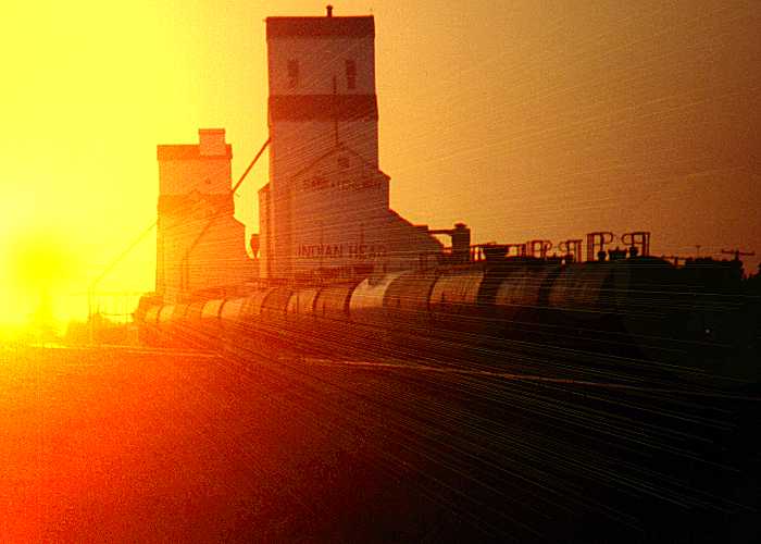 Railyard Sunset...Beautiful Historic Indian Head, Saskatchewan...Est. 1882 