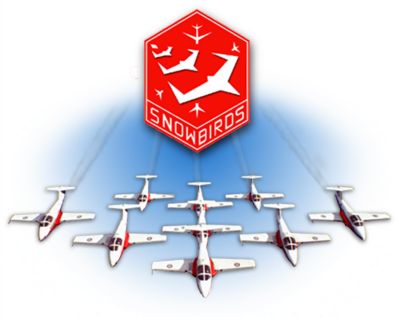 Canadian Snow birds acrobat team, taken in CFB Lazo BC