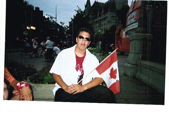 Me, looking very Canadian!!!