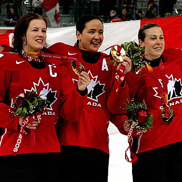 Team Canada at the Olympics in Torini