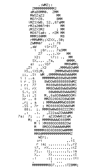 ascii dancer