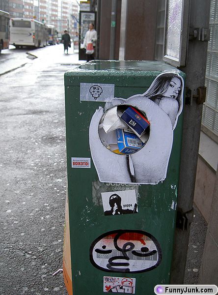 Some cities try so hard to encourage people not to litter....