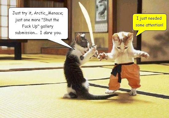 Blue_Nose warns Arctic_Menace for the last time....