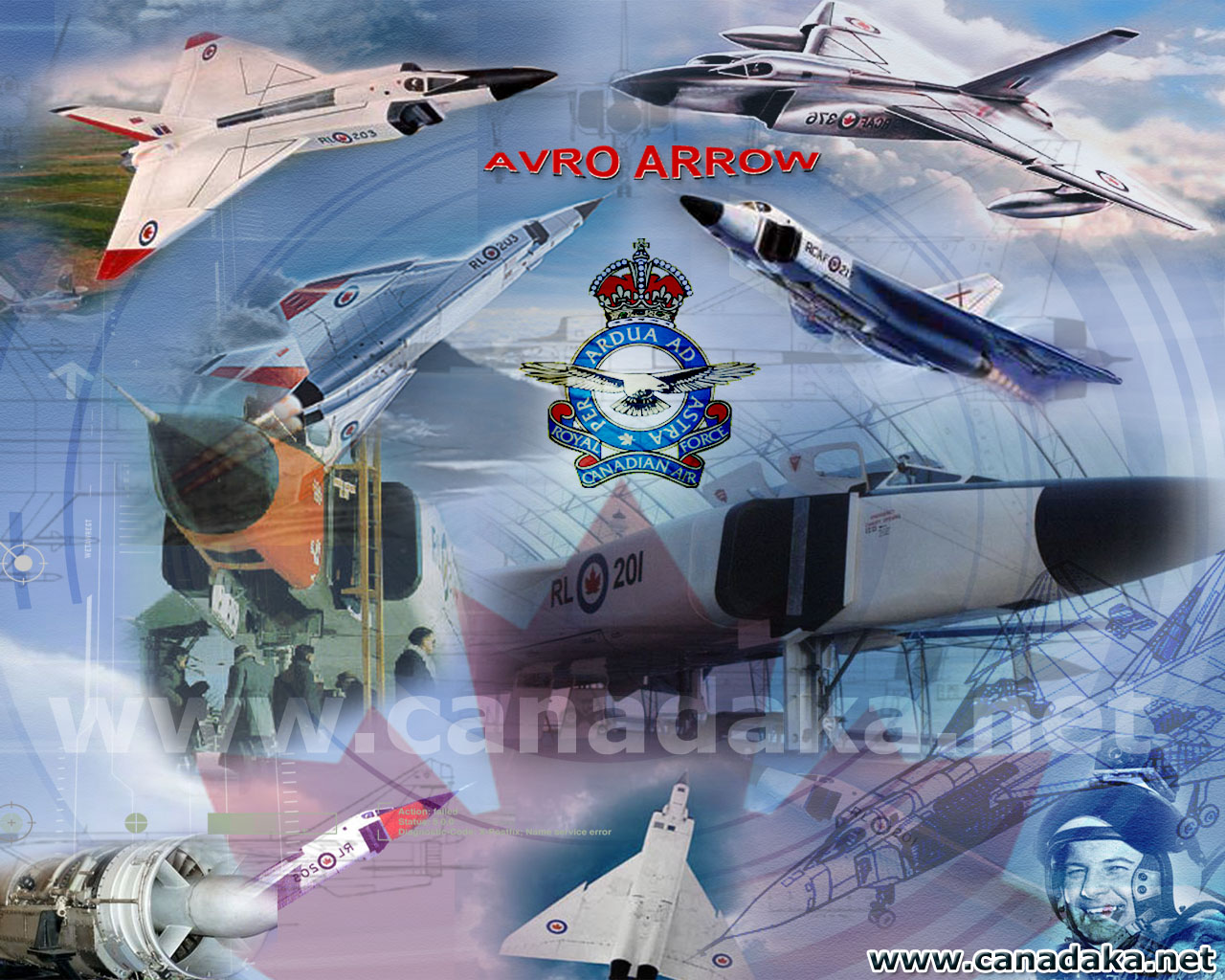 avro arrow montage