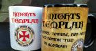 Market trader, 56, is BANNED after selling Knights Templar coffee mugs