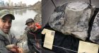 From extension cords to a homemade barge, two Edmonton buddies try everything to extract a petrified stump