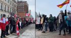 Two weeks after convoy occupation, opposing rallies take to Ottawa's downtown