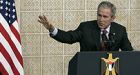 Bush predicts Mideast peace treaty before he steps down