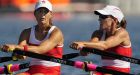 Women's double sculls win bronze in photo finish