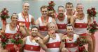 Gold in mens eight, Bronze in womens double, mens four