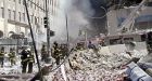 Building near twin towers felled by fire, not explosives