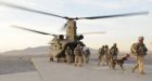 Canadian Chinook takes Canadians into battle