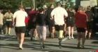 Canadian military amputees run in marathon