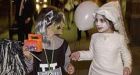 Polar bear patrol escorts Hudson Bay trick-or-treaters