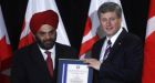PM lauds press freedom in speech, won't take questions