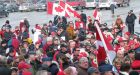 Hundreds attend rally for CFB Trenton troops