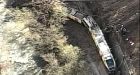 Landslide derails train in Italy leaving nine dead