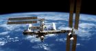 Shuttle Atlantis arrives at space station