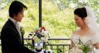 Robot conducts rooftop wedding in central Tokyo