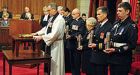 Navy presents Centennial Bell to Canada
