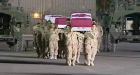 Emotions run high at farewell ceremony for slain Canadian medics