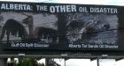 Group brings anti-oilsands billboards, ads to U.K.