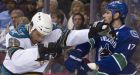 Canucks visit San Jose unbeaten on road trip