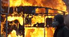 Violence erupts as general strike shuts down Greece