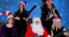 Forget Rudolph: Get your photo taken with Santa  and a grenade launcher