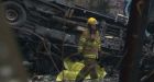 2 dead after truck flips off Montreal overpass