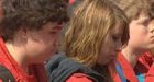 Canadian students stage Vimy march through London