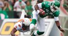 Roughriders outlast Lions, remain unbeaten