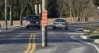 Pole position: Motorists swerve around hydro pole smack in the middle of Quebec highway | Daily Buzz