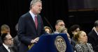 New York Mayor Bill de Blasio BOOED by new NYPD officers as he delivers speech