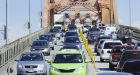 Wayward driver tries to plow down middle of Pattullo Bridge, damages 30 vehicles